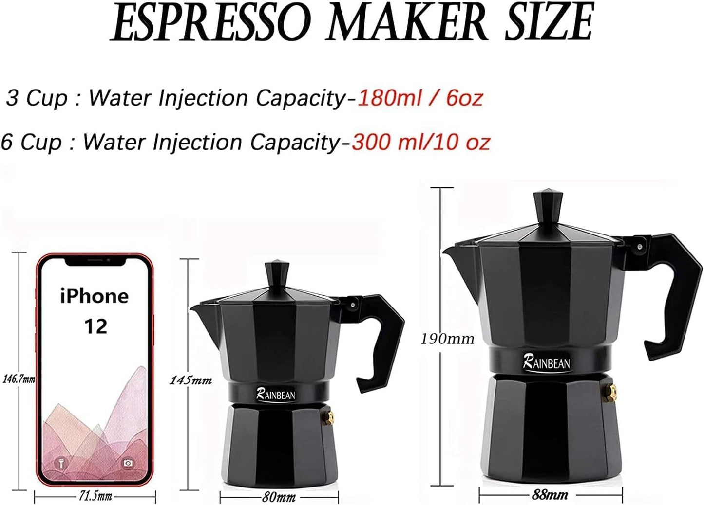 Stovetop Espresso Maker Espresso Cup Moka Pot