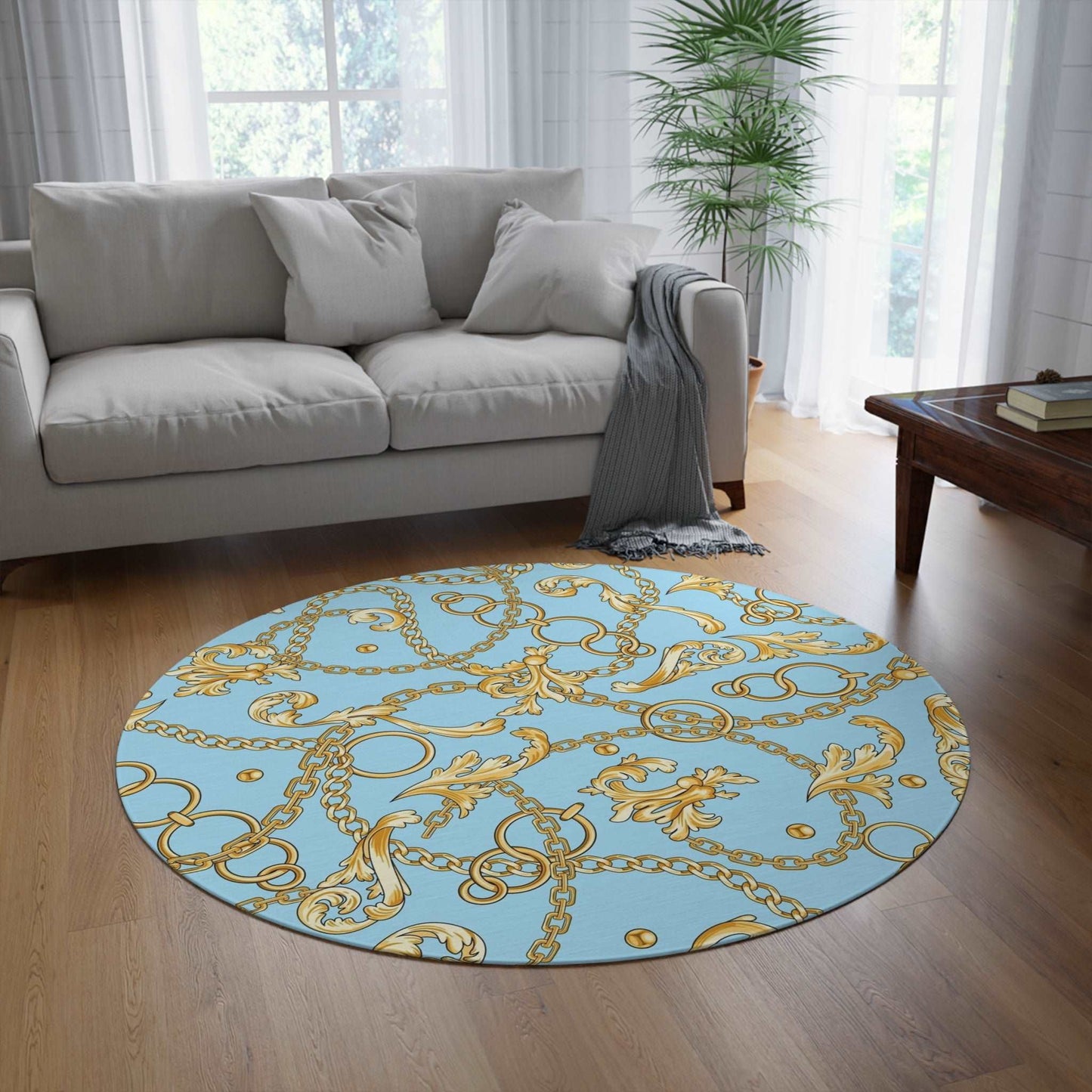 Royal Harmony Round Rug