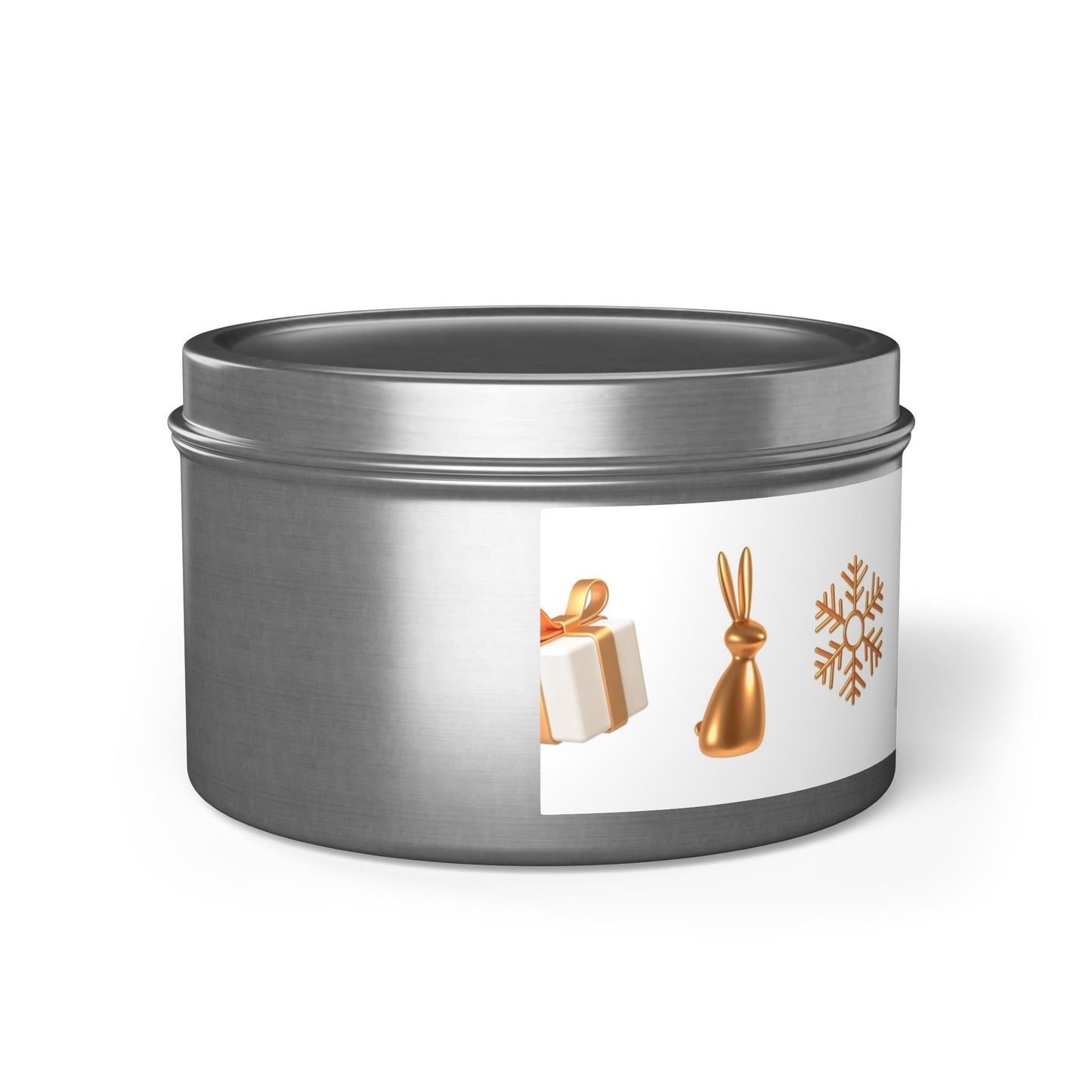 Festive Tin Candles - Holiday Decor & Gift Essentials