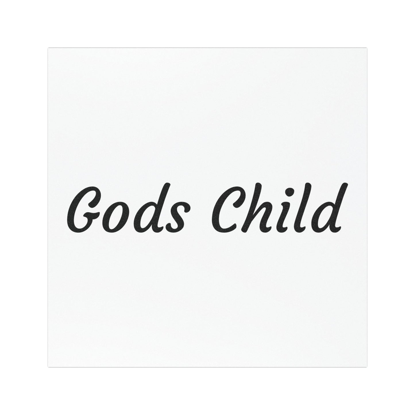 Inspirational 'God's Child' Car Magnet - Faith-Based Vehicle Decor