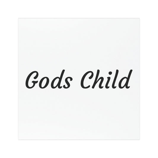 Inspirational 'God's Child' Car Magnet - Faith-Based Vehicle Decor