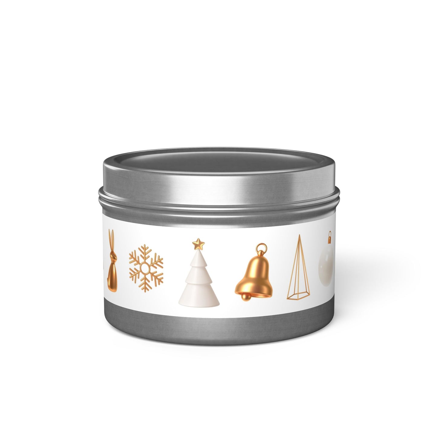 Festive Tin Candles - Holiday Decor & Gift Essentials