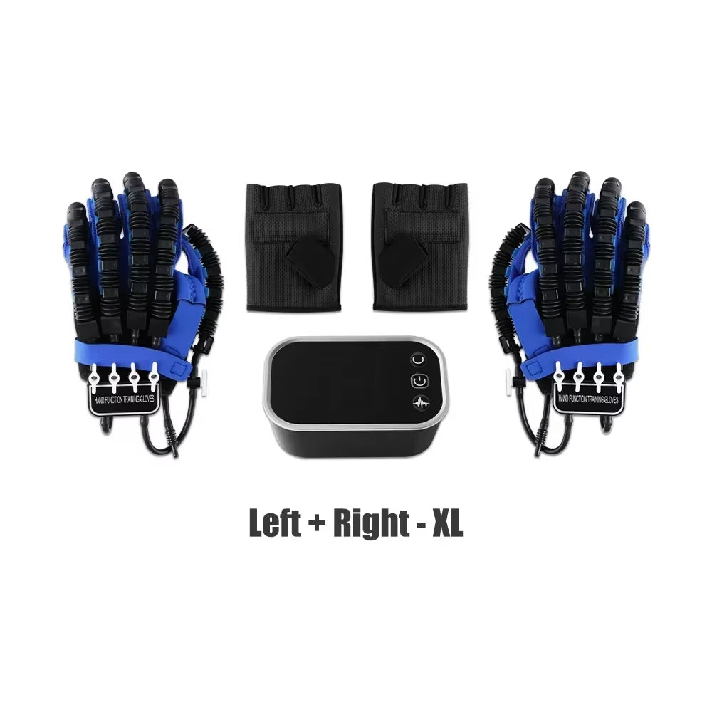 Left & Right Hand Finger Rehabilitation Exerciser Robot Gloves Stroke Hemiplegia Cerebral Infarction Training Equipment Therapy