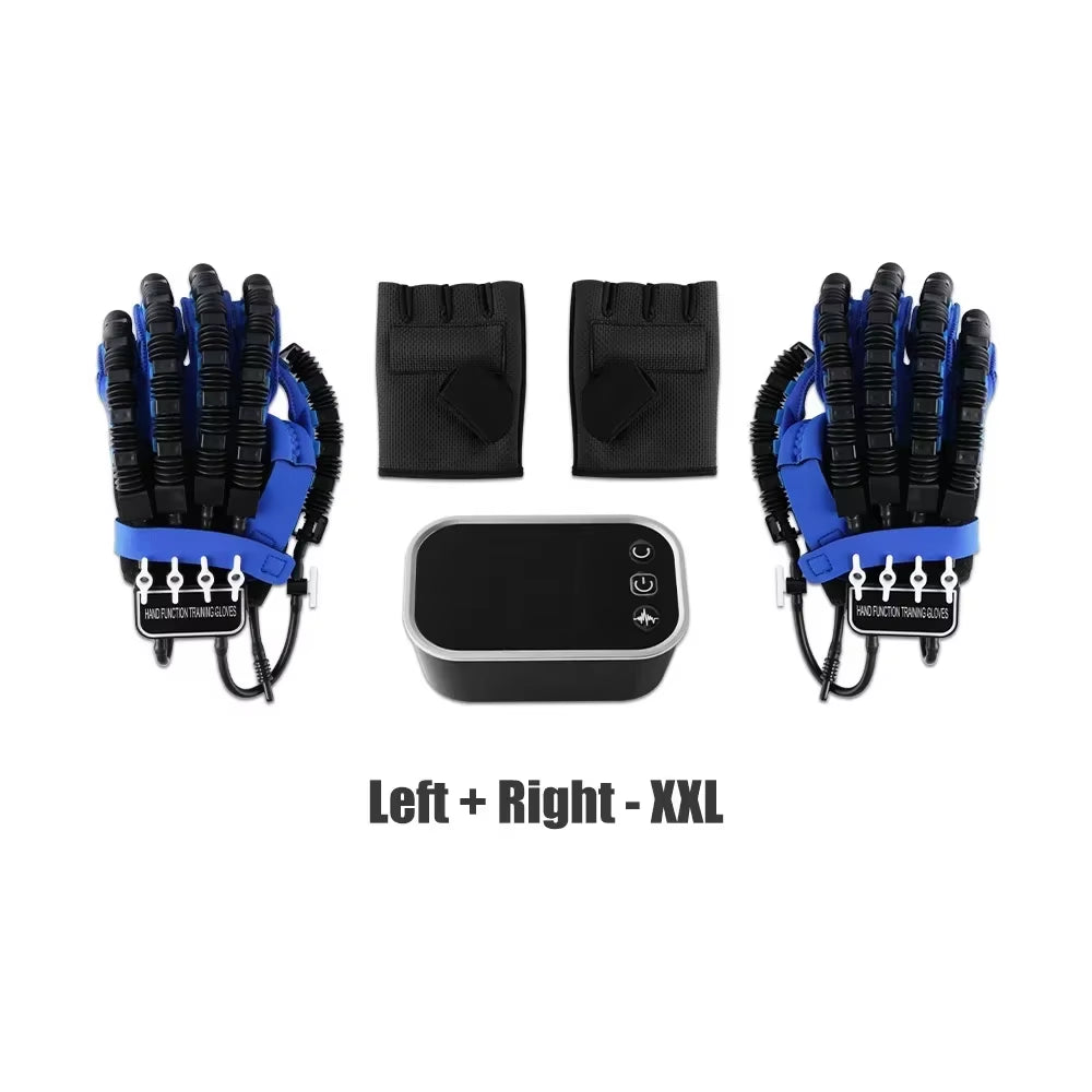 Left & Right Hand Finger Rehabilitation Exerciser Robot Gloves Stroke Hemiplegia Cerebral Infarction Training Equipment Therapy