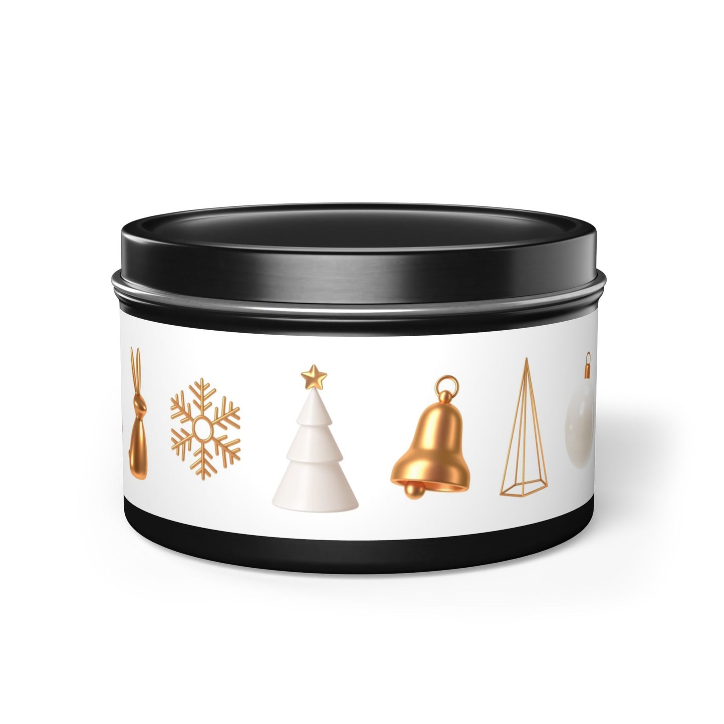 Festive Tin Candles - Holiday Decor & Gift Essentials