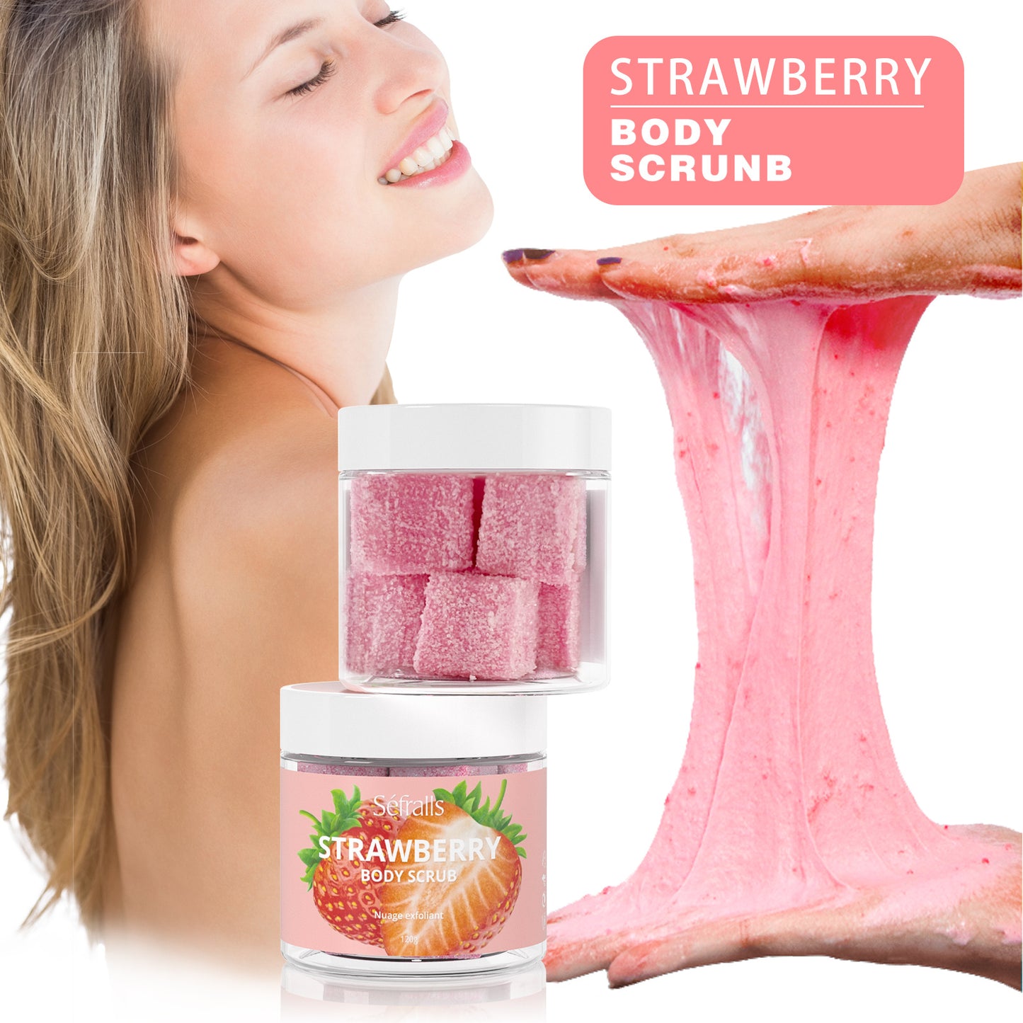 Sefralls Strawberry Body Scrub