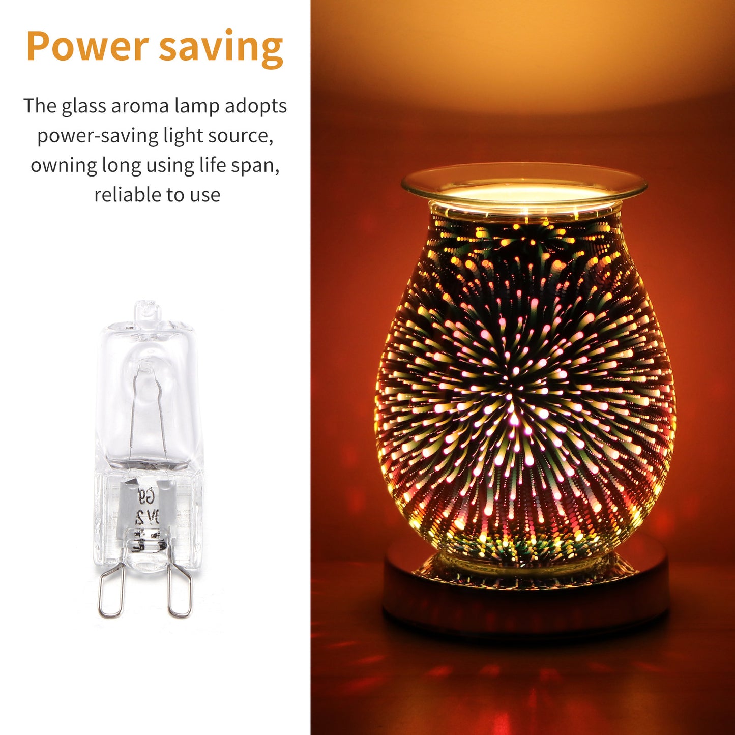 3D Fireworks Effect Touch Aromatherapy Machine