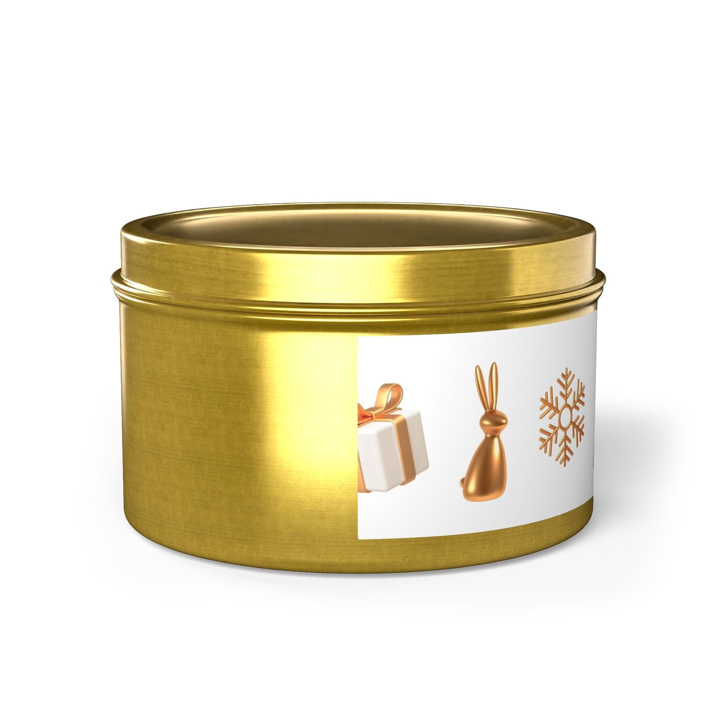 Festive Tin Candles - Holiday Decor & Gift Essentials