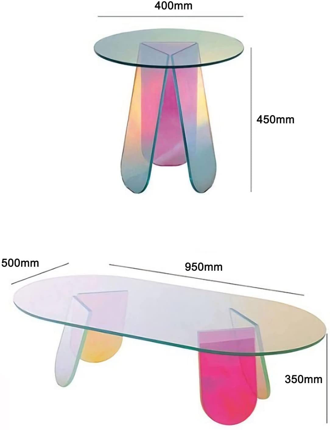 Acrylic Rainbow Table