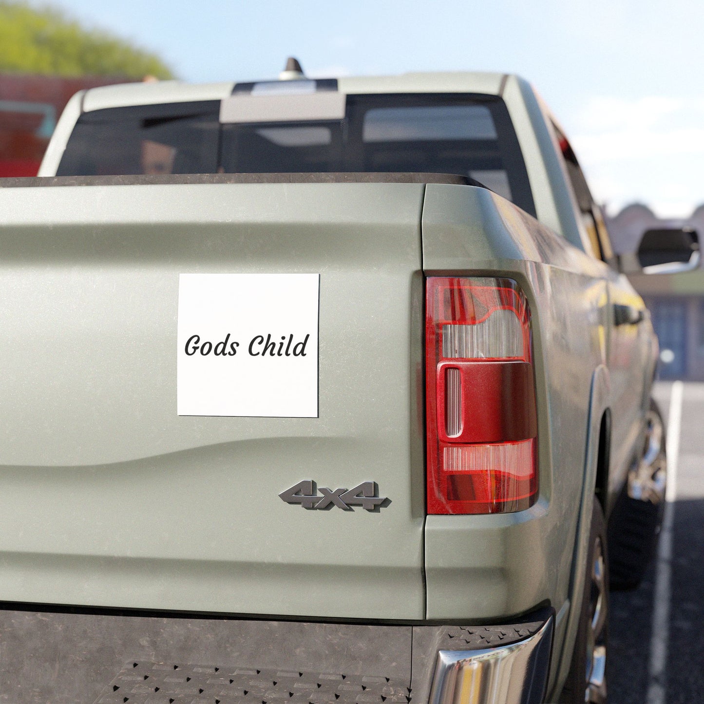 Inspirational 'God's Child' Car Magnet - Faith-Based Vehicle Decor