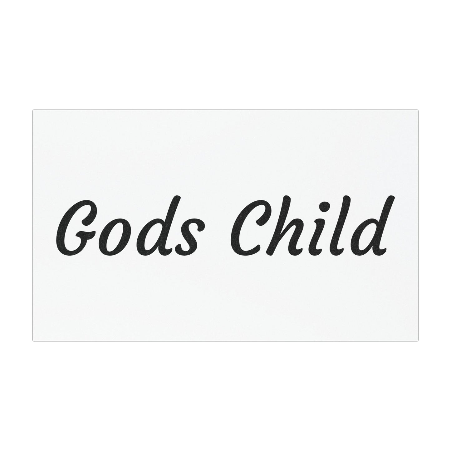 Inspirational 'God's Child' Car Magnet - Faith-Based Vehicle Decor