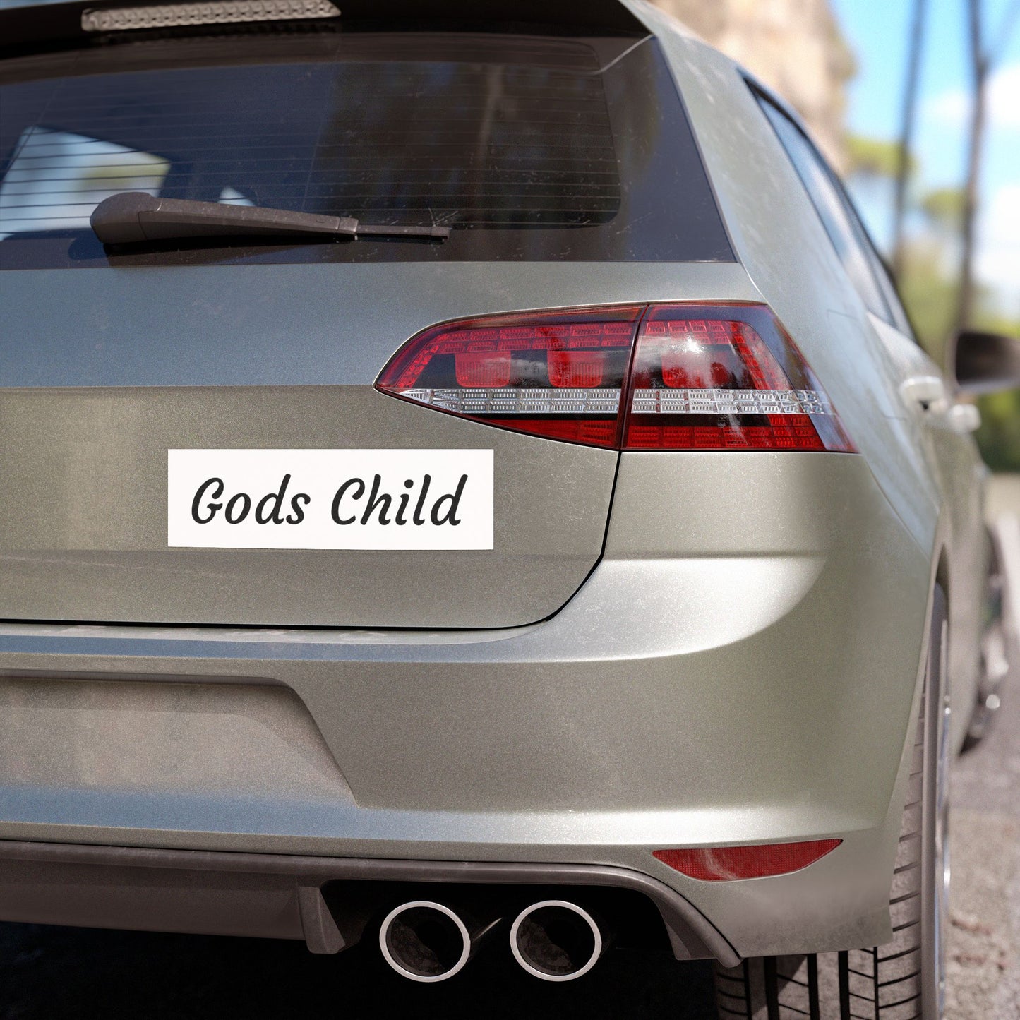 Inspirational 'God's Child' Car Magnet - Faith-Based Vehicle Decor