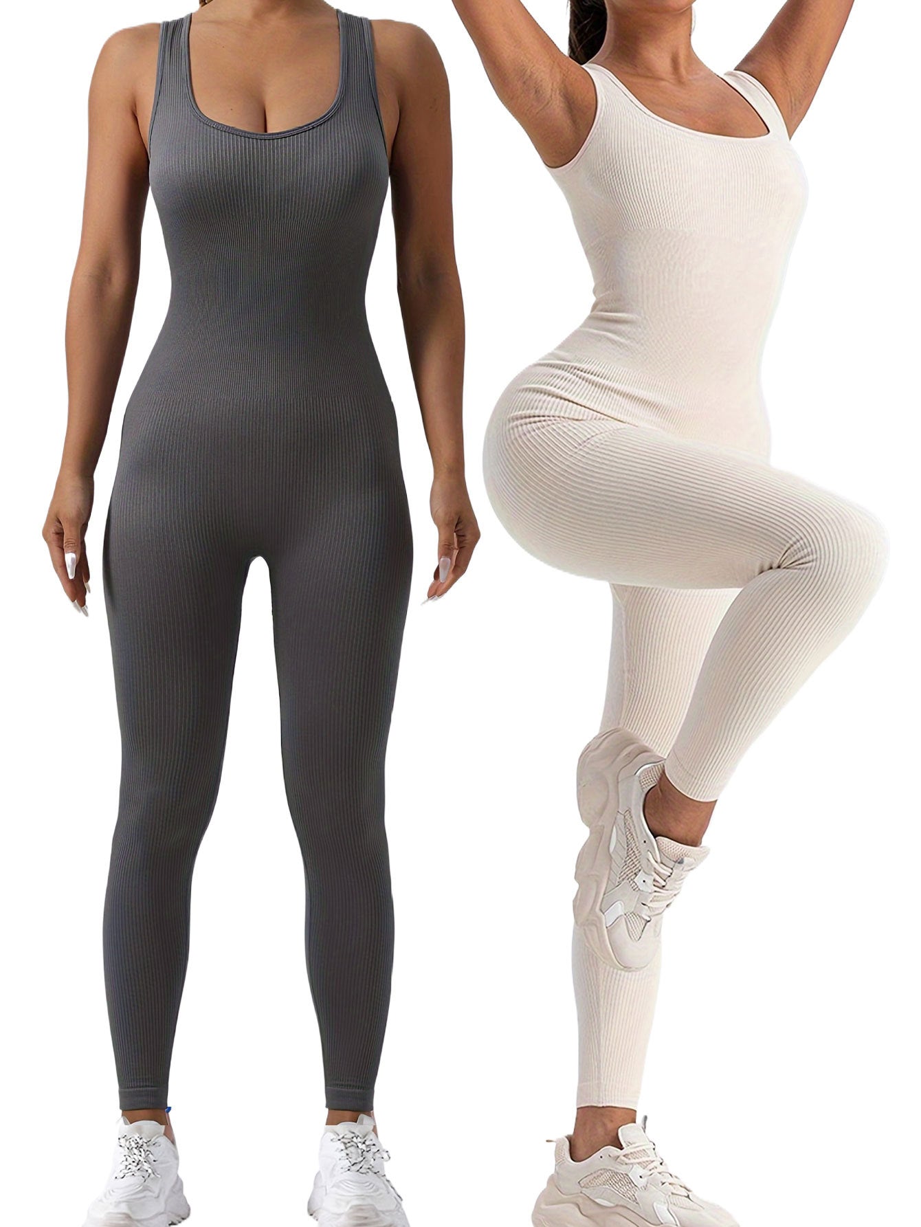 2 Pack Women's One-Piece Jumpsuit