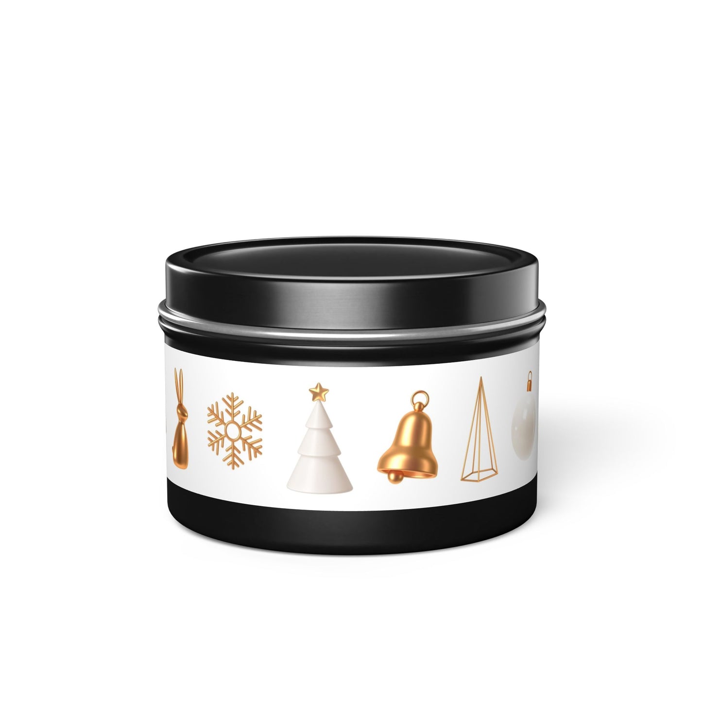 Festive Tin Candles - Holiday Decor & Gift Essentials