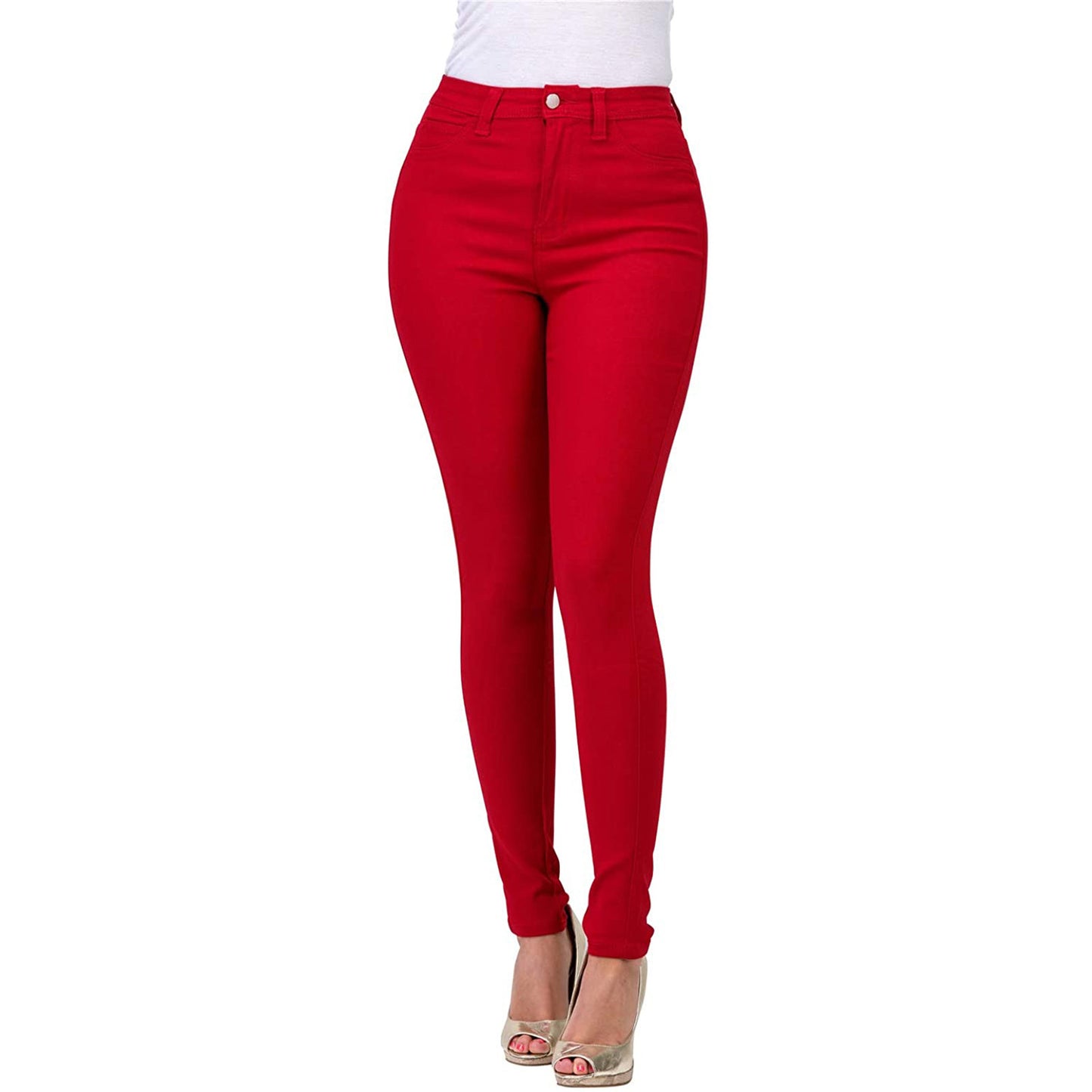 Women's High Waisted Skinny Denim Jeans