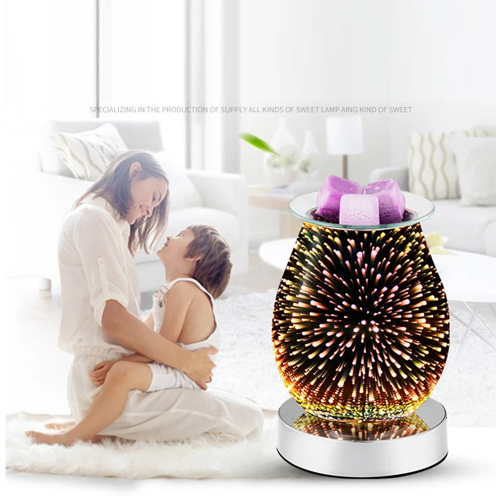 3D Fireworks Effect Touch Aromatherapy Machine