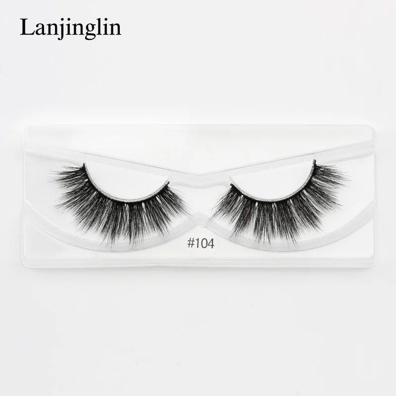 10/20/50/100 Pairs 3D Mink Lashes Natural Eyelashes