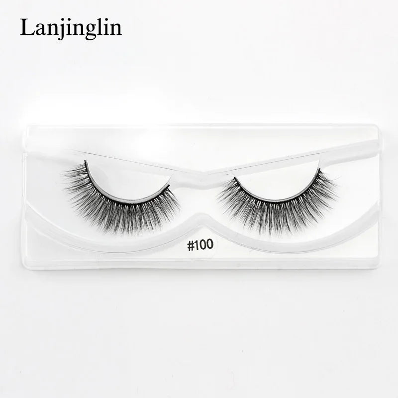 10/20/50/100 Pairs 3D Mink Lashes Natural Eyelashes