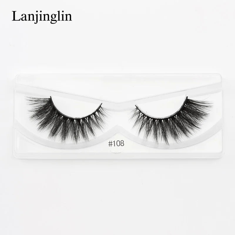 10/20/50/100 Pairs 3D Mink Lashes Natural Eyelashes