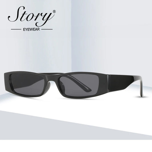 Narrow Rectangle Sunglasses