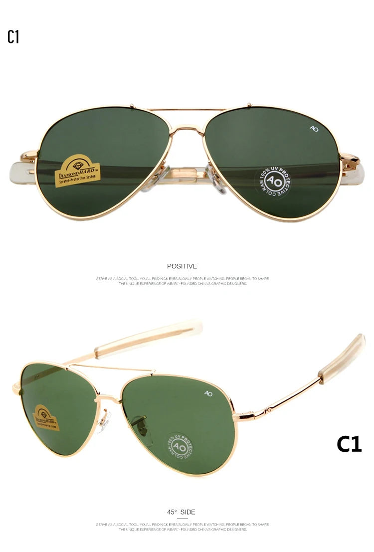 WHO CUTIE Brand AO Sunglasses pilot 90s