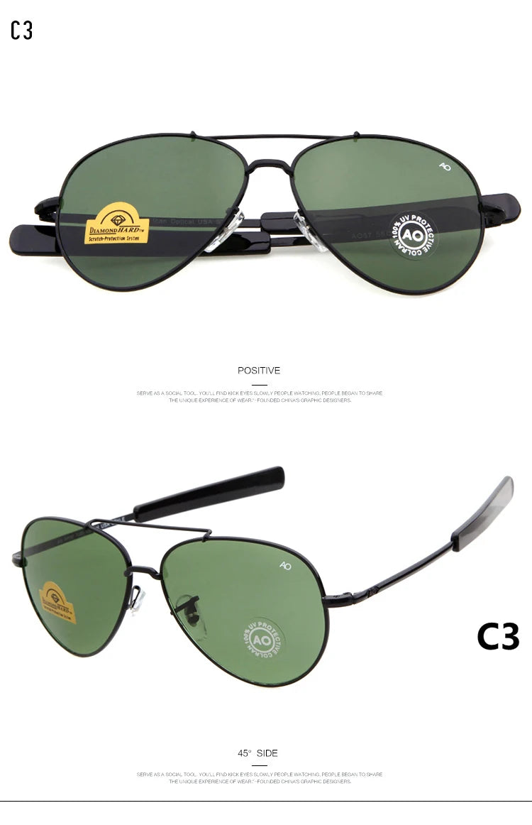 WHO CUTIE Brand AO Sunglasses pilot 90s