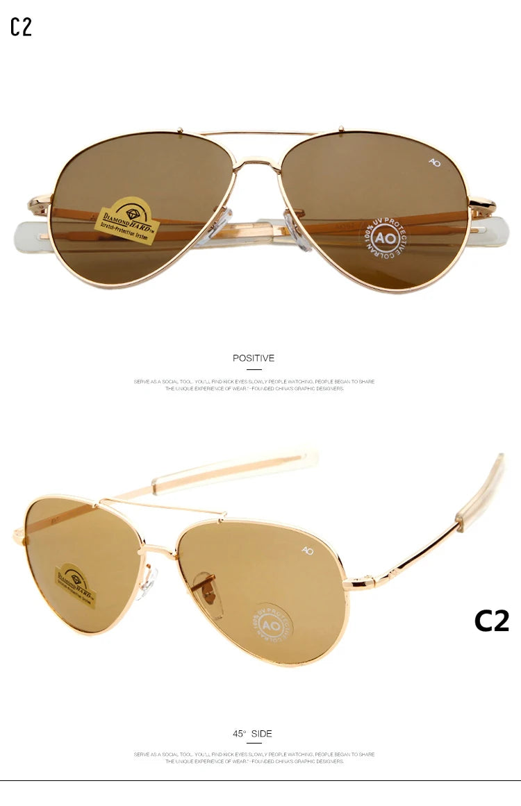 WHO CUTIE Brand AO Sunglasses pilot 90s