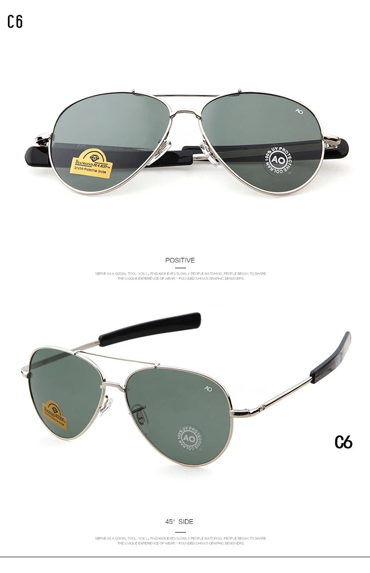 WHO CUTIE Brand AO Sunglasses pilot 90s