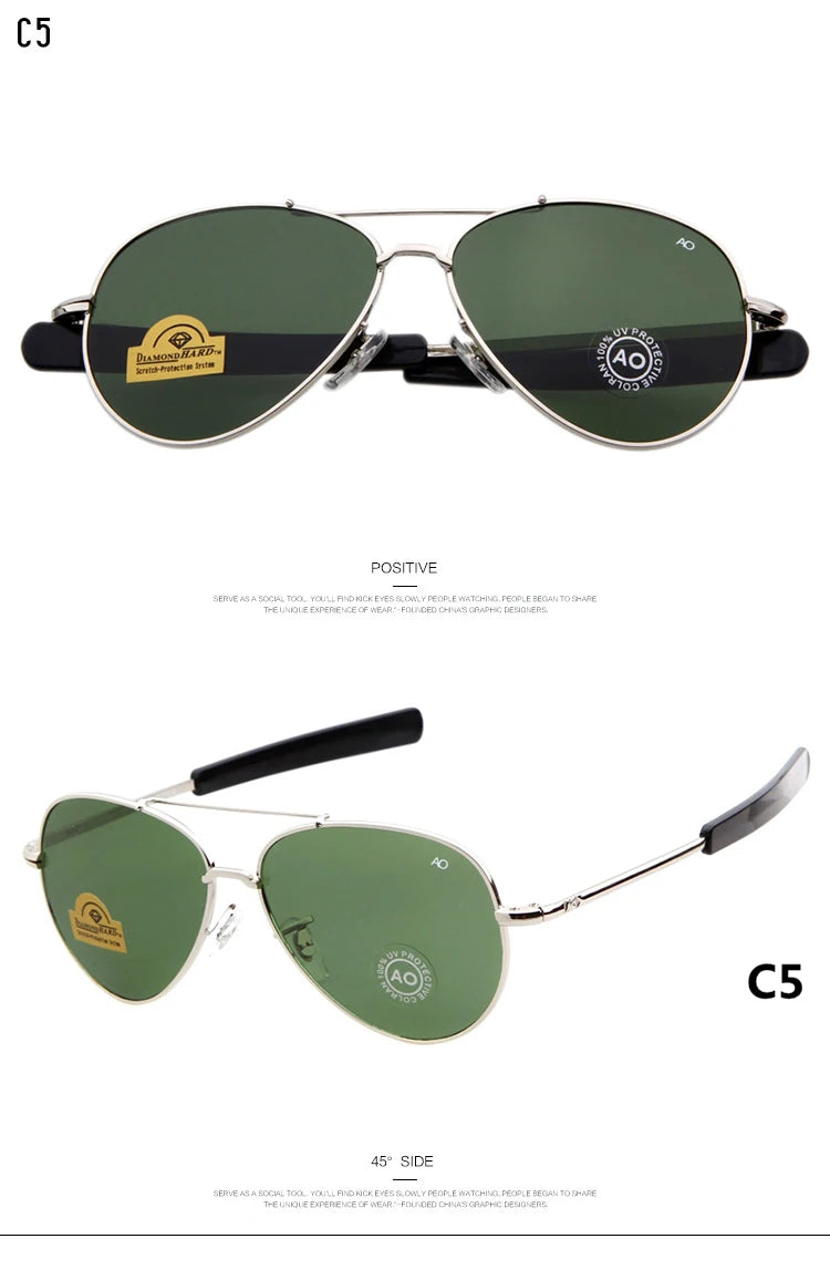 WHO CUTIE Brand AO Sunglasses pilot 90s