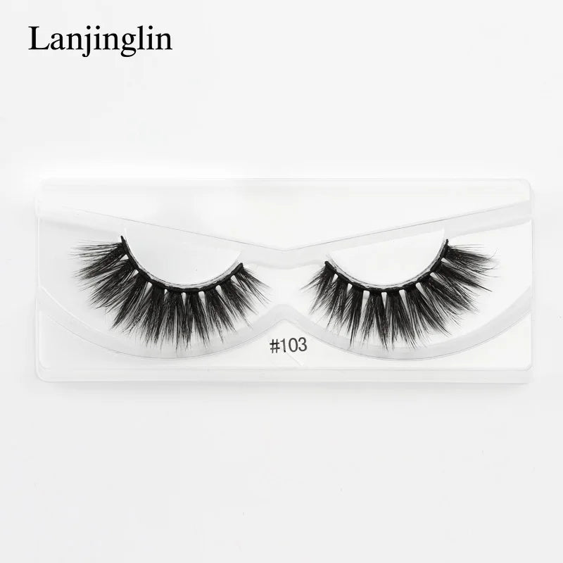 10/20/50/100 Pairs 3D Mink Lashes Natural Eyelashes