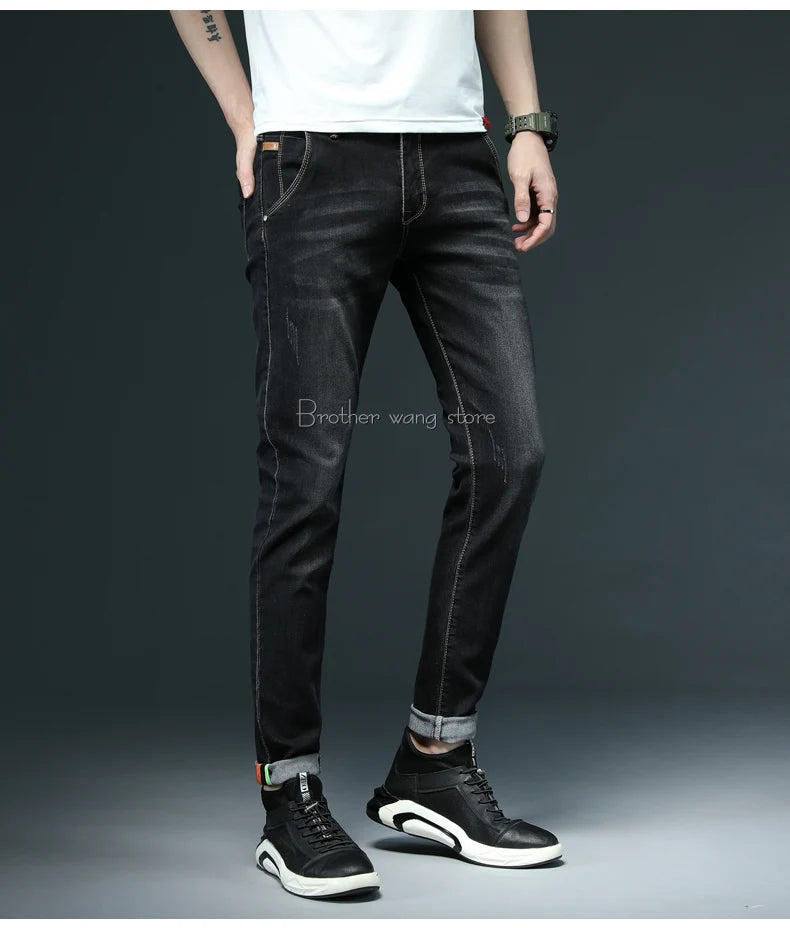 Men Stretch Skinny Jeans