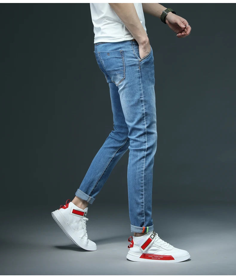 Men Stretch Skinny Jeans