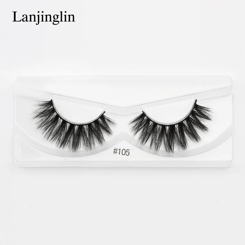 10/20/50/100 Pairs 3D Mink Lashes Natural Eyelashes