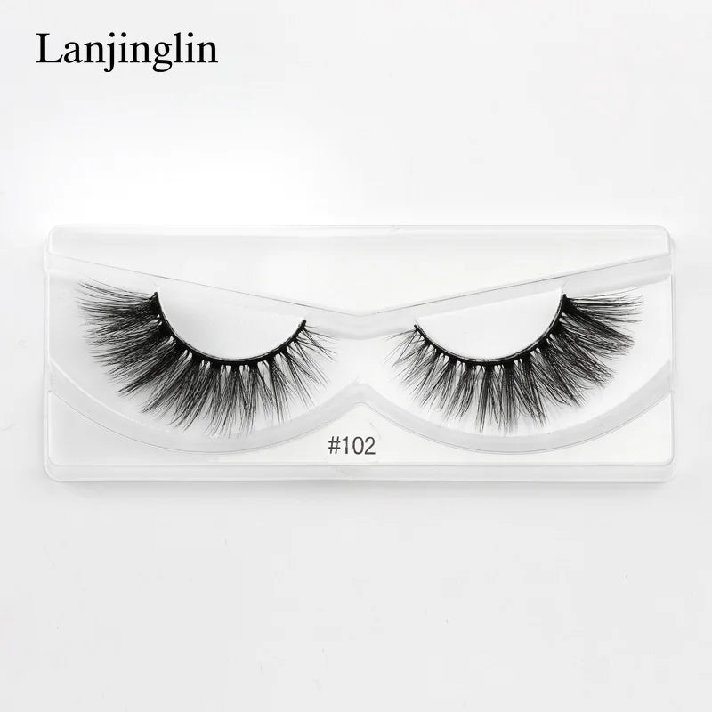 10/20/50/100 Pairs 3D Mink Lashes Natural Eyelashes