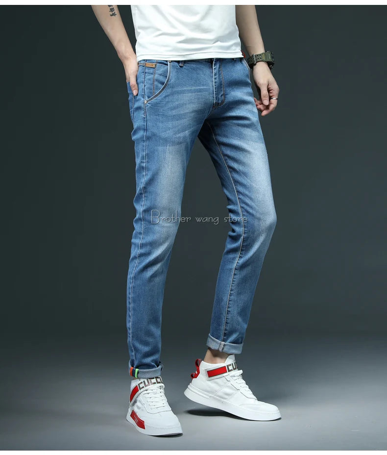 Men Stretch Skinny Jeans