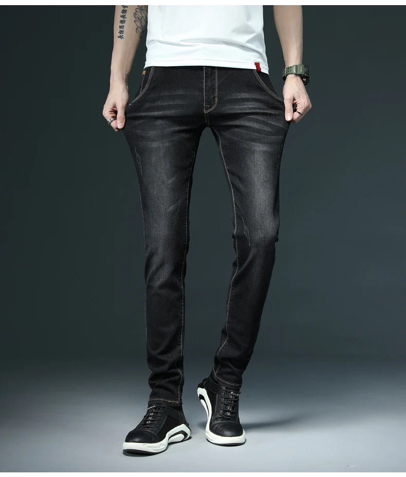 Men Stretch Skinny Jeans