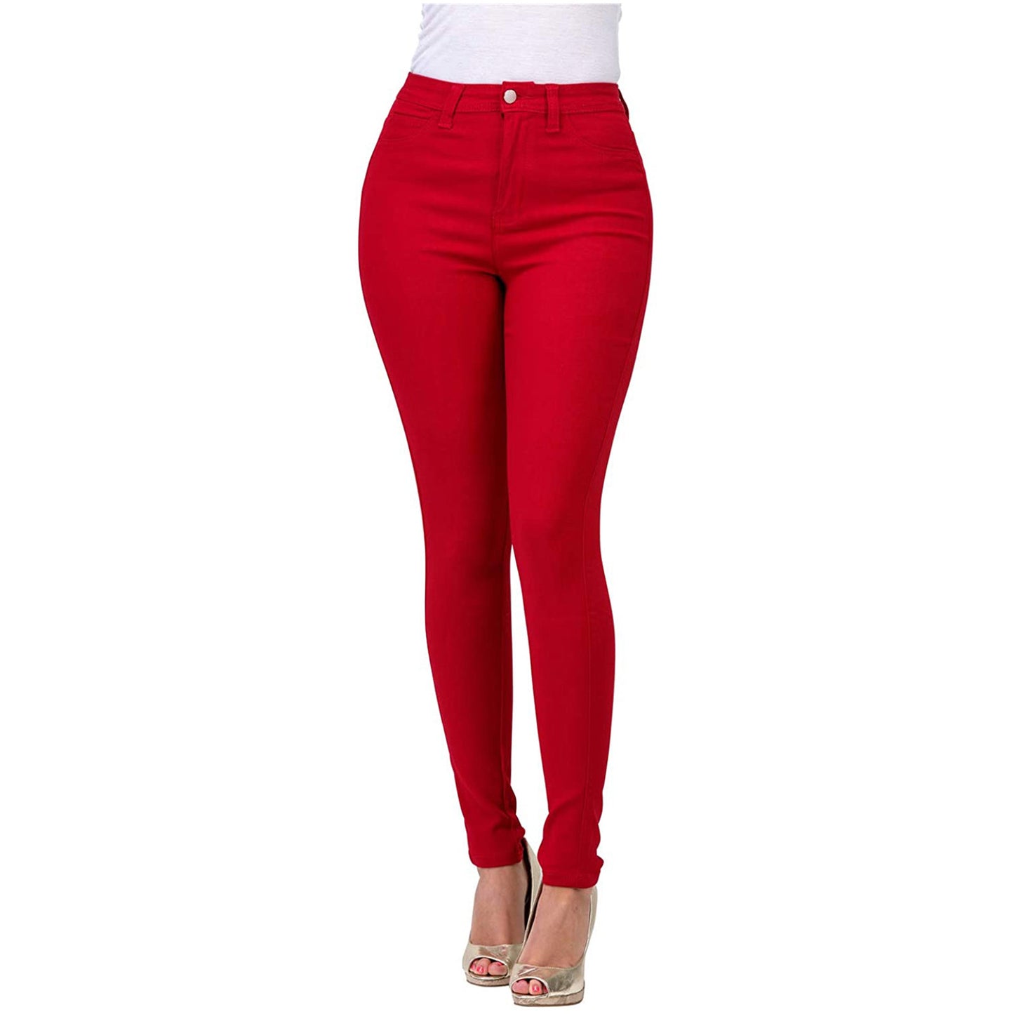 Women's High Waisted Skinny Denim Jeans