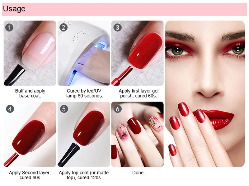 Ibdgel 12 Colors 15ML Nail Gel Polish Nail Accessories Semi-permanent Varnish Nail Art Nail Soak Off LED UV Gel Nail Venalisa