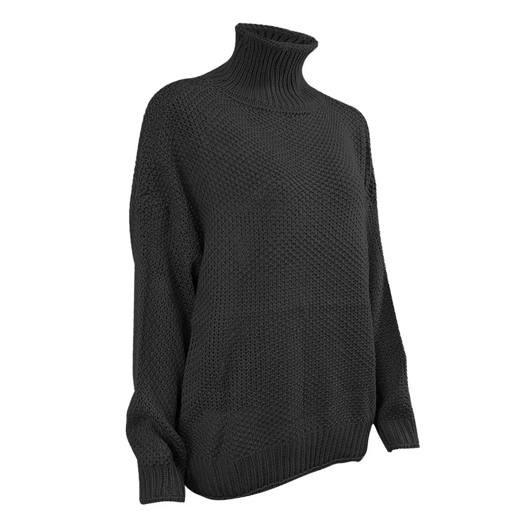 Long Sleeve Coarse Knit Sweater