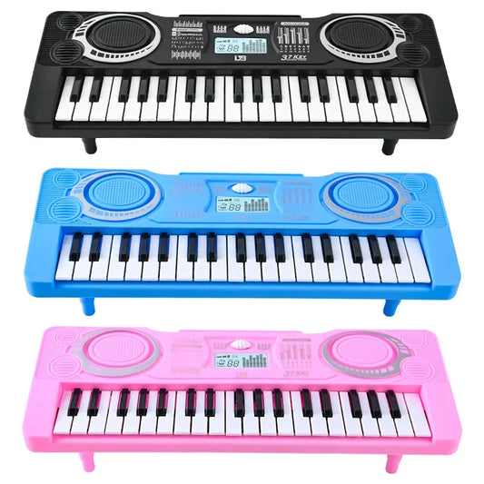 Portable 37 Keys Digital Keyboard LED Display Digital Electronic Piano Children Musical Instrument Kids Educational Toy