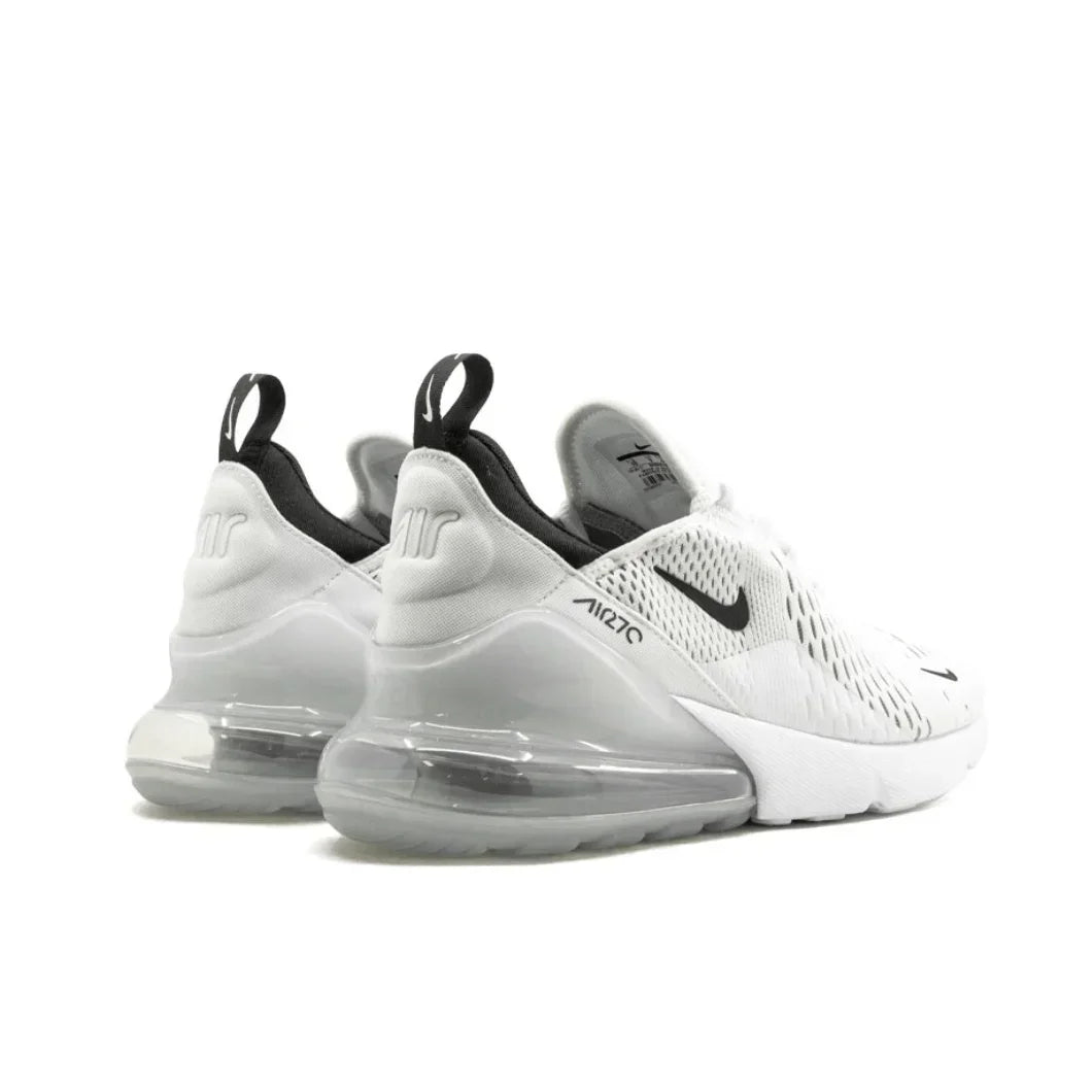 Nike White Air Max 270 Original Low Top Casual Running Shock Absorbing Anti slip Sneakers for Men and Women