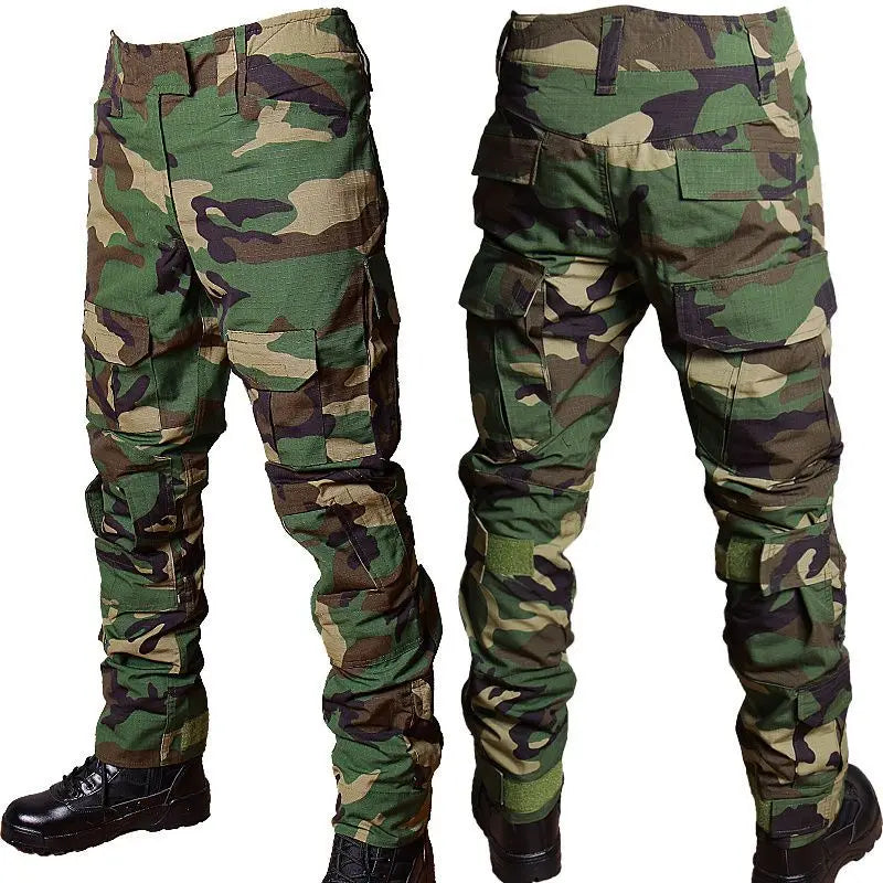 Men Camo Cargo Pants Set