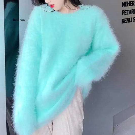 Soft Mohair Knitted Sweater