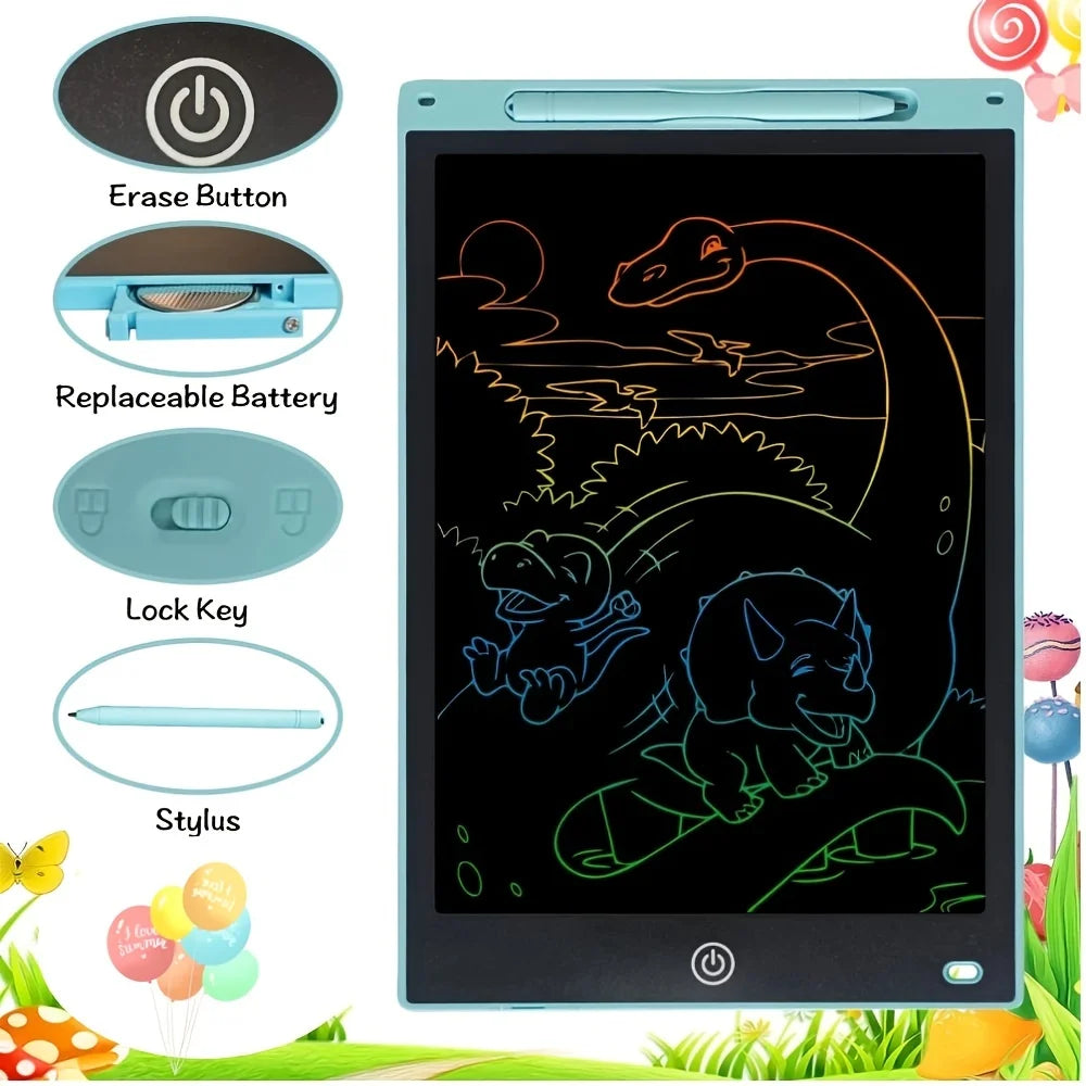 8.5/10/12-inch LCD Screen Drawing Board - Educational Painting and Writing Tablet for Kids - Fun Baby Toy for Boys and Girls Top