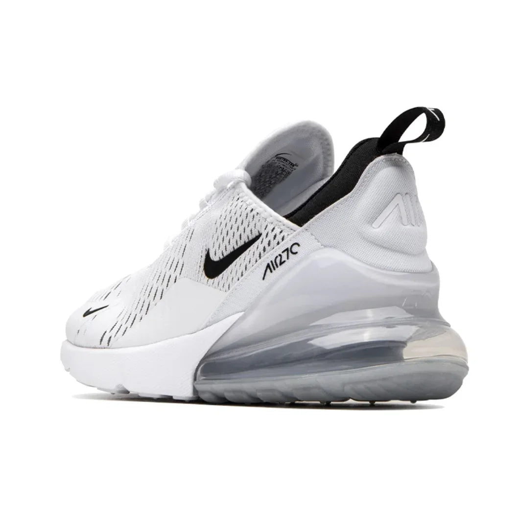 Nike White Air Max 270 Original Low Top Casual Running Shock Absorbing Anti slip Sneakers for Men and Women