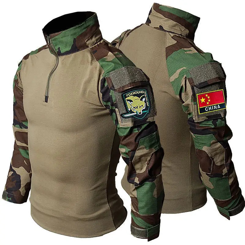 Men Camo Cargo Pants Set