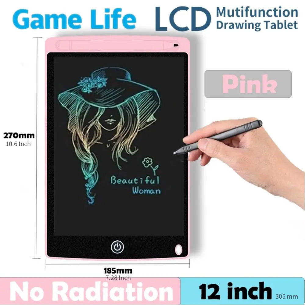 8.5/10/12-inch LCD Screen Drawing Board - Educational Painting and Writing Tablet for Kids - Fun Baby Toy for Boys and Girls Top