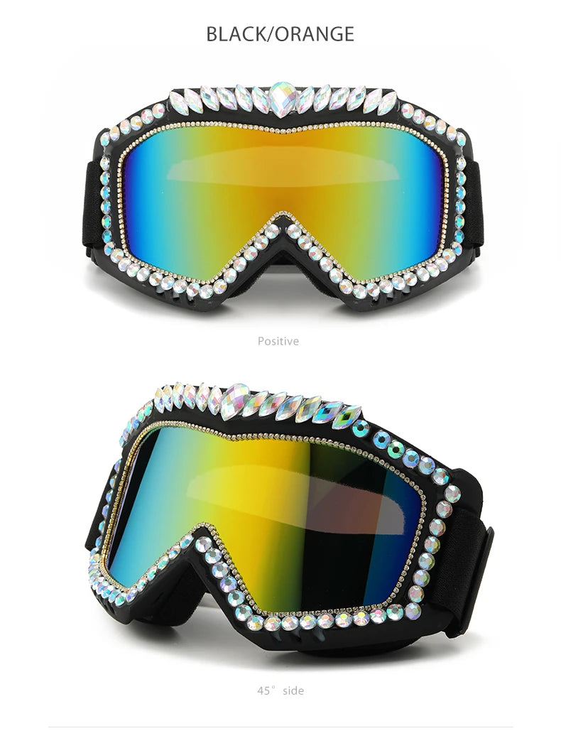 Steampunk Diamond Eye Wear Symphony Goggles