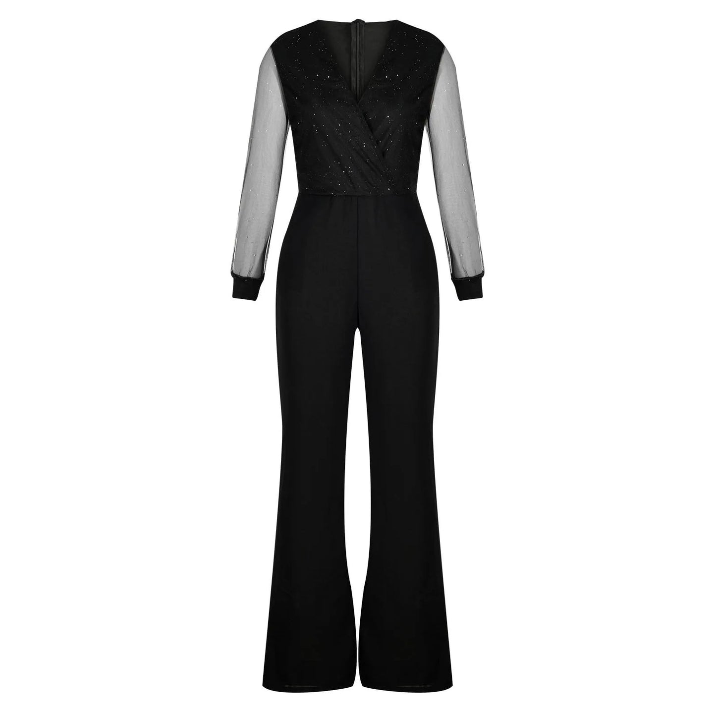 Women's Long Sleeved Pants Jumpsuit