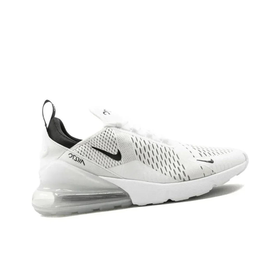 Nike White Air Max 270 Original Low Top Casual Running Shock Absorbing Anti slip Sneakers for Men and Women